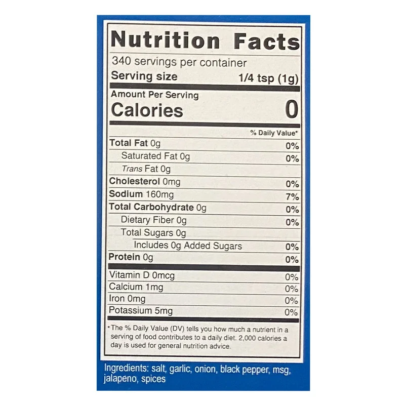 Stateline Bold by All Q'ued Up (nutrition)