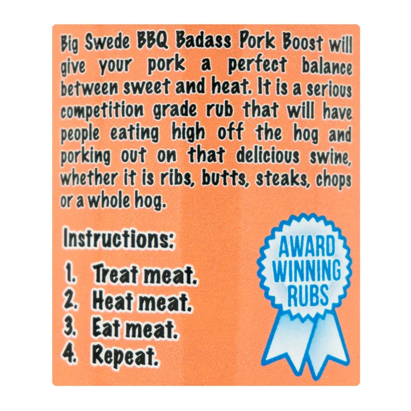 Badass Pork Boost by Big Swede BBQ (other)
