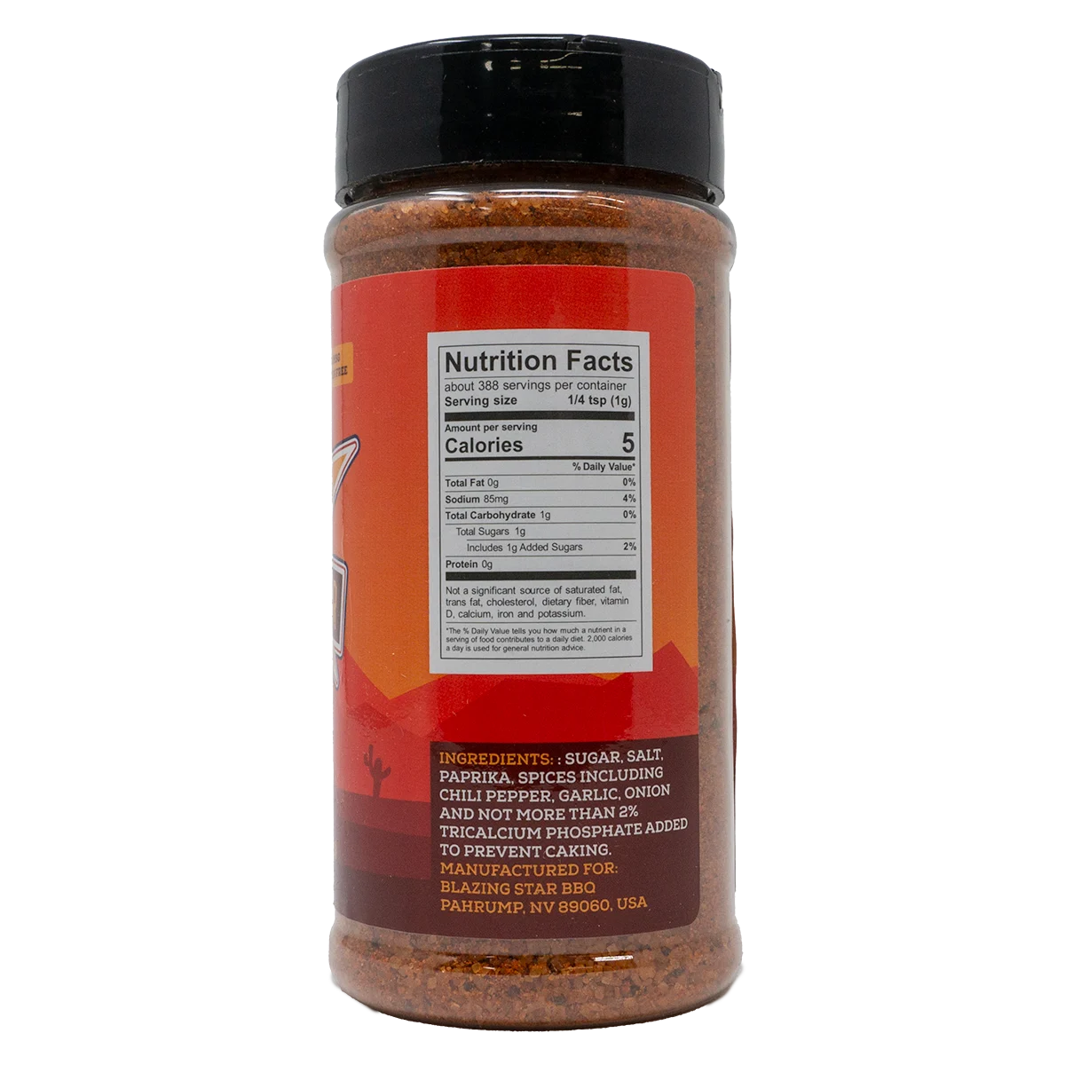 Pork'n by Blazing Star BBQ (nutrition)