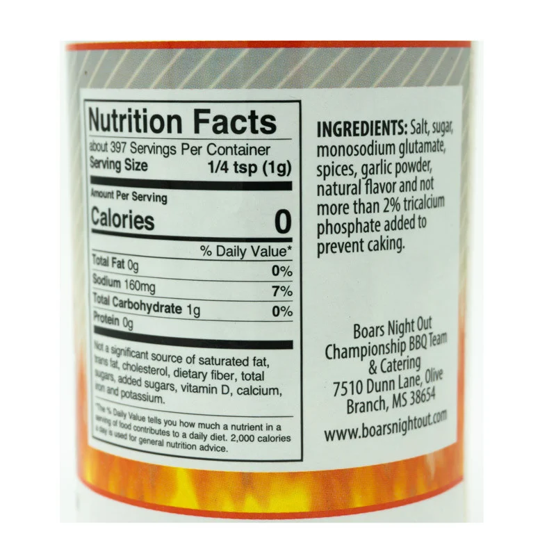 Spicy White Lightning by Boars Night Out (nutrition)