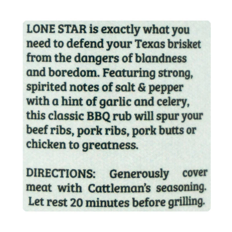 Lone Star Brisket Rub by Cattleman's Grill (other)