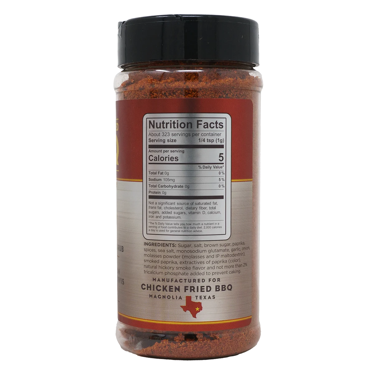 Texas Sweet Grind by Chicken Fried BBQ (nutrition)