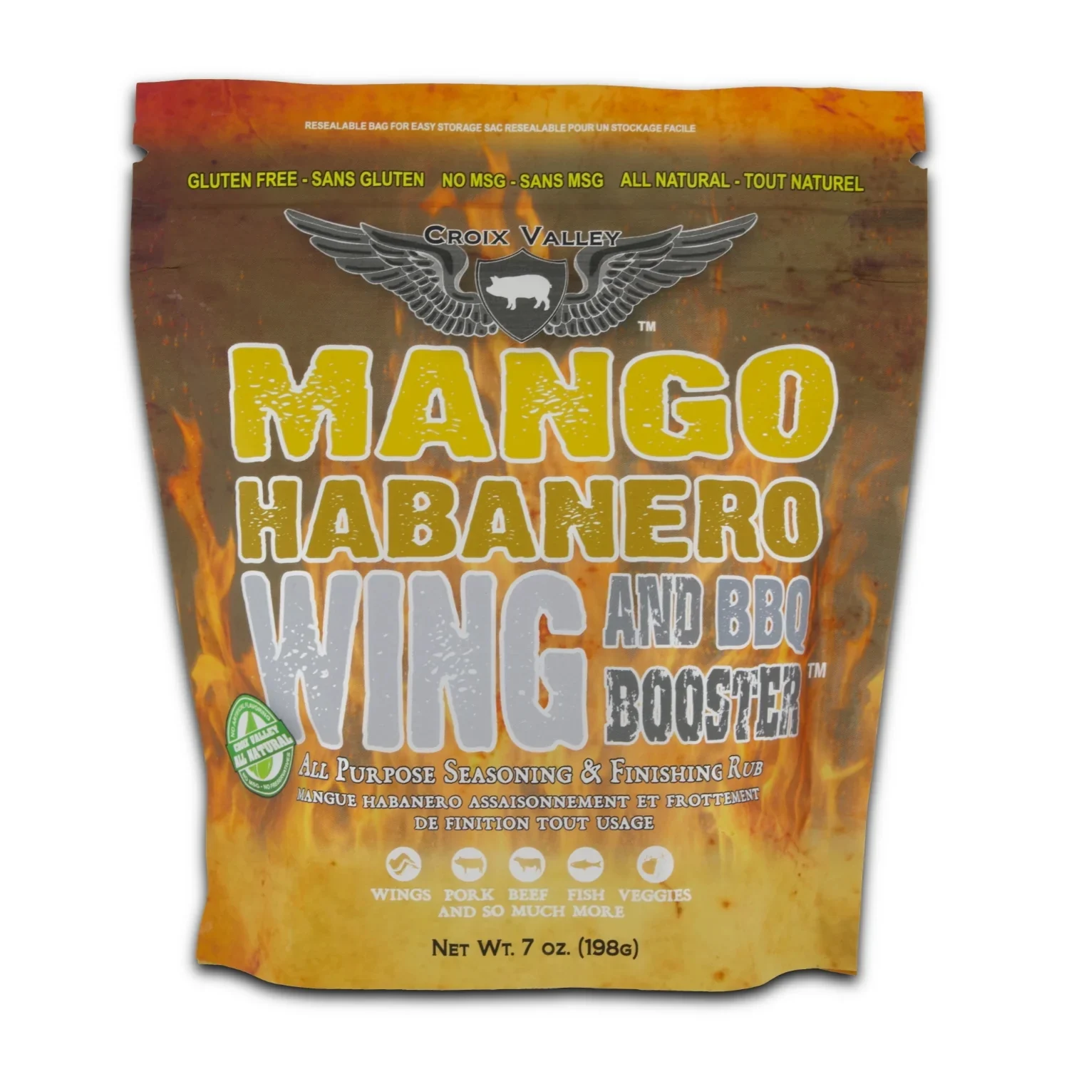 Mango Habanero Wing & BBQ Booster by Croix Valley