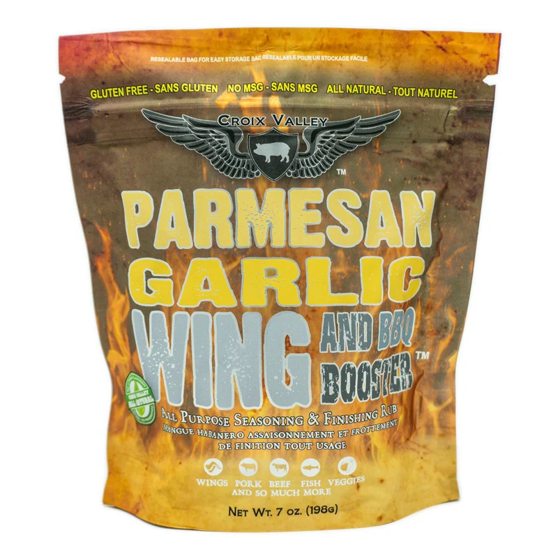 Parmesan Garlic Wing & BBQ Booster by Croix Valley