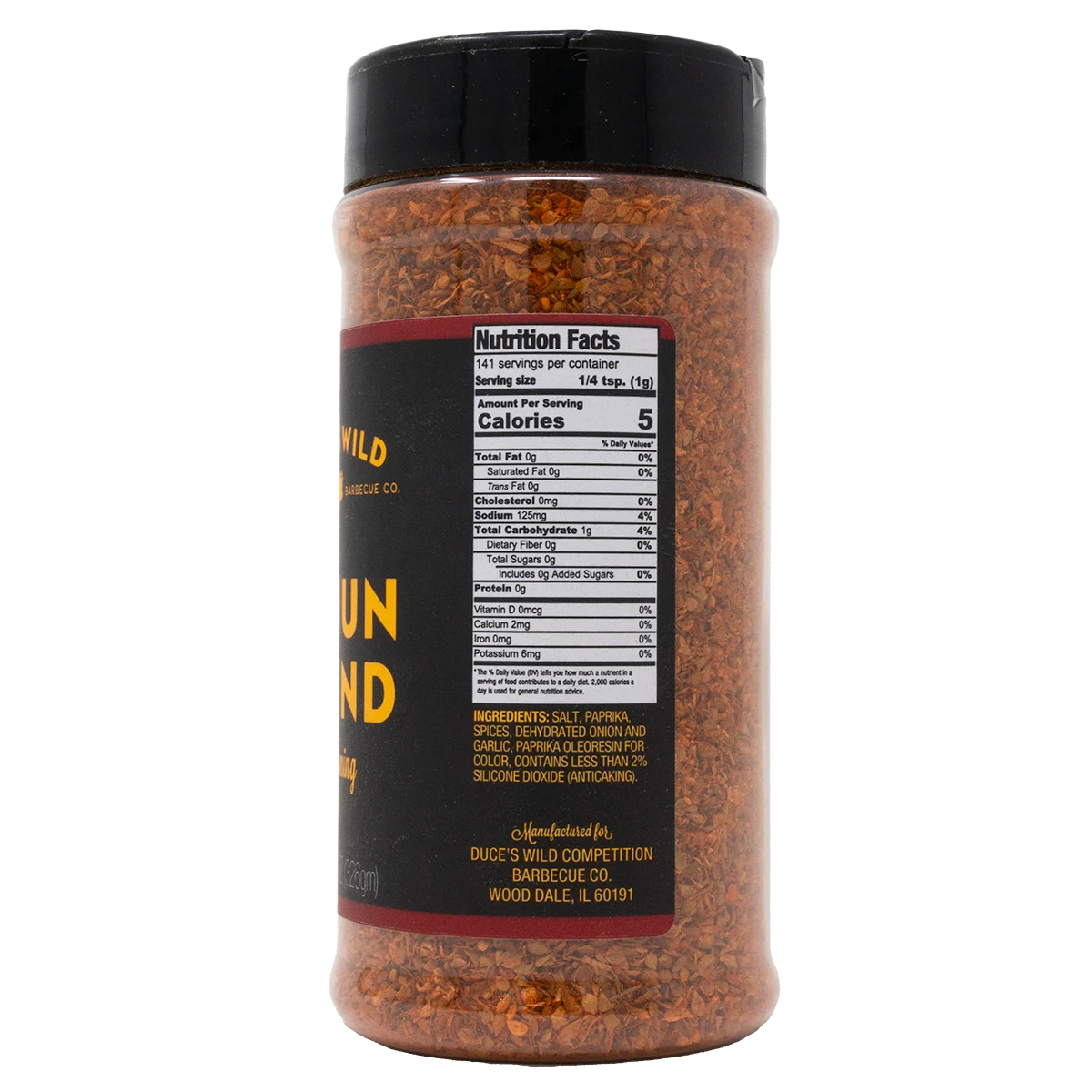 Cajun Blend by Duce's Wild (nutrition)
