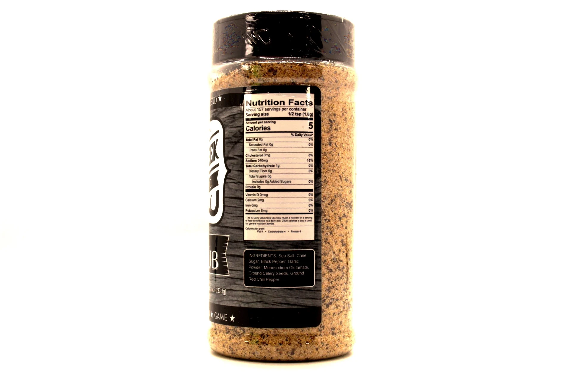 Black Label AP Rub by Elk Creek BBQ (nutrition)