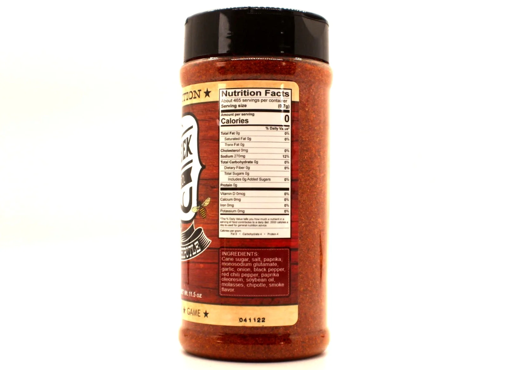 Hog Knuckle Honey Chipotle by Elk Creek BBQ (nutrition)