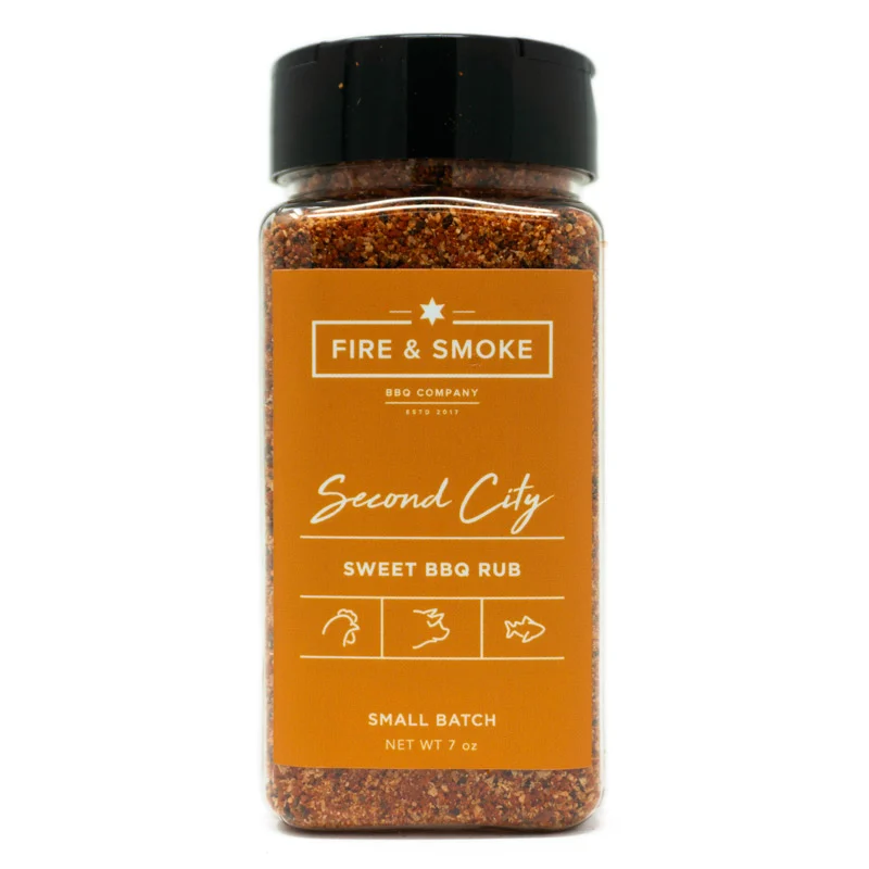 Second City Sweet BBQ Rub by Fire & Smoke BBQ Company