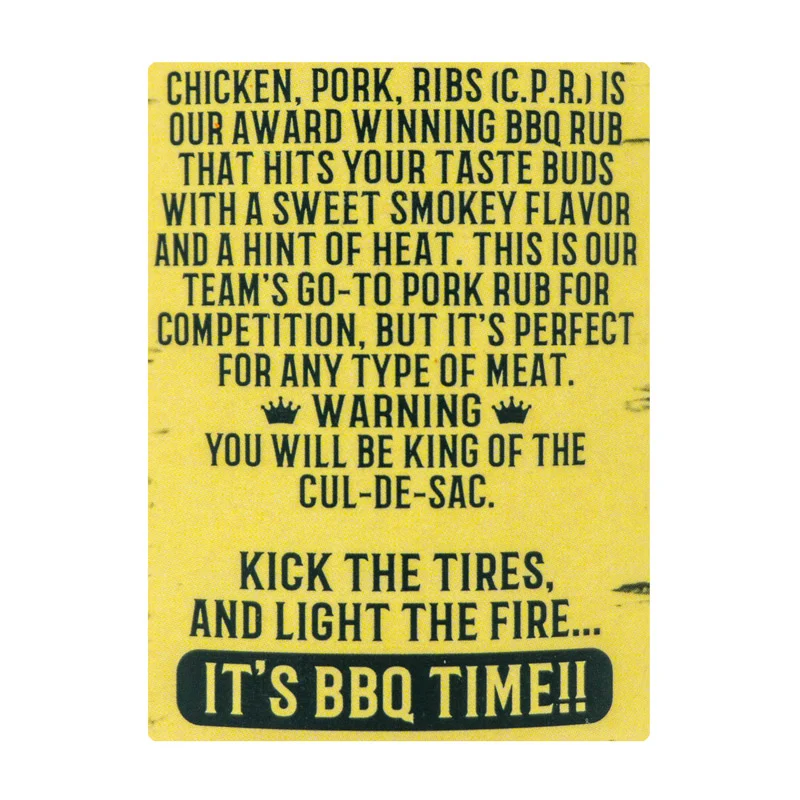 C.P.R. Sweet Que Rub by Flaps 20 (other)