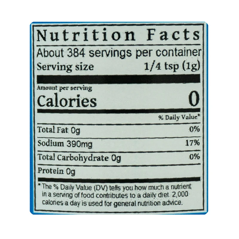 Salt Parrillera - Grilling Salt by Frugoni (nutrition)