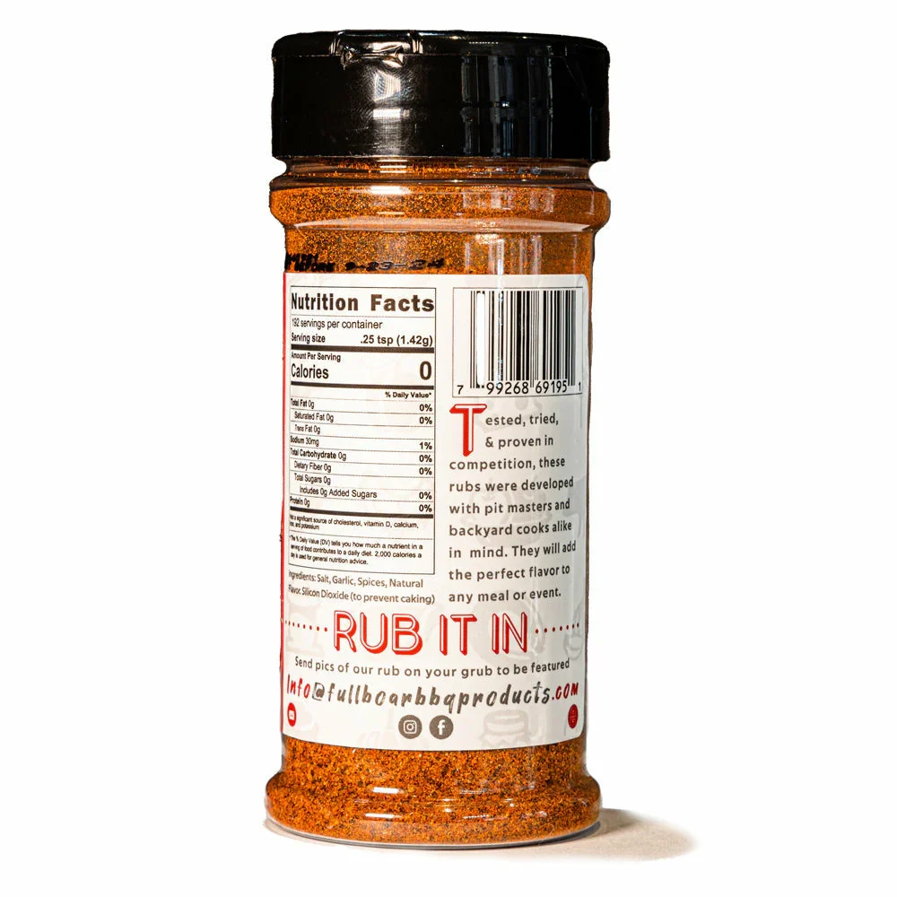 Bonfire Sweet Heat - Spicy BBQ Rub by Full Boar BBQ (nutrition)