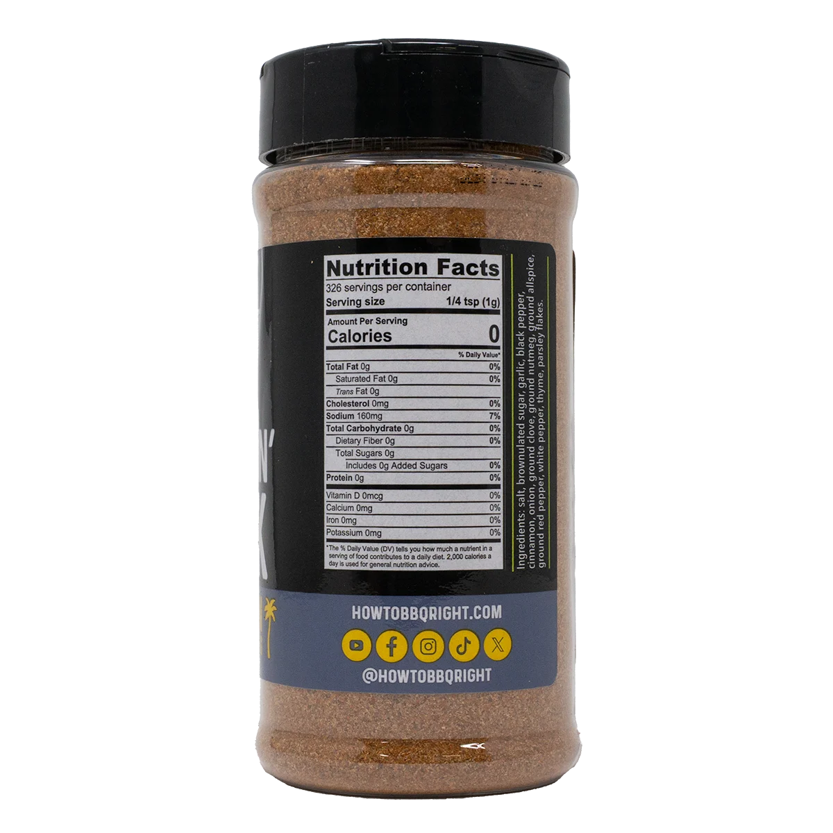 Malcom's Jammin' Jerk by How to BBQ Right (nutrition)
