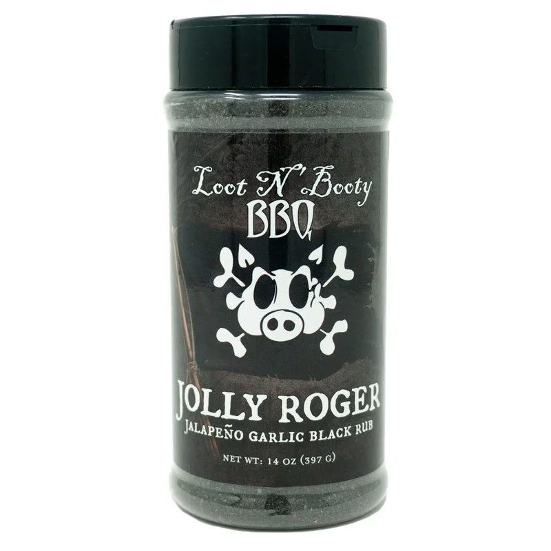 Jolly Roger Jalapeno Garlic Black Rub by Loot N' Booty BBQ