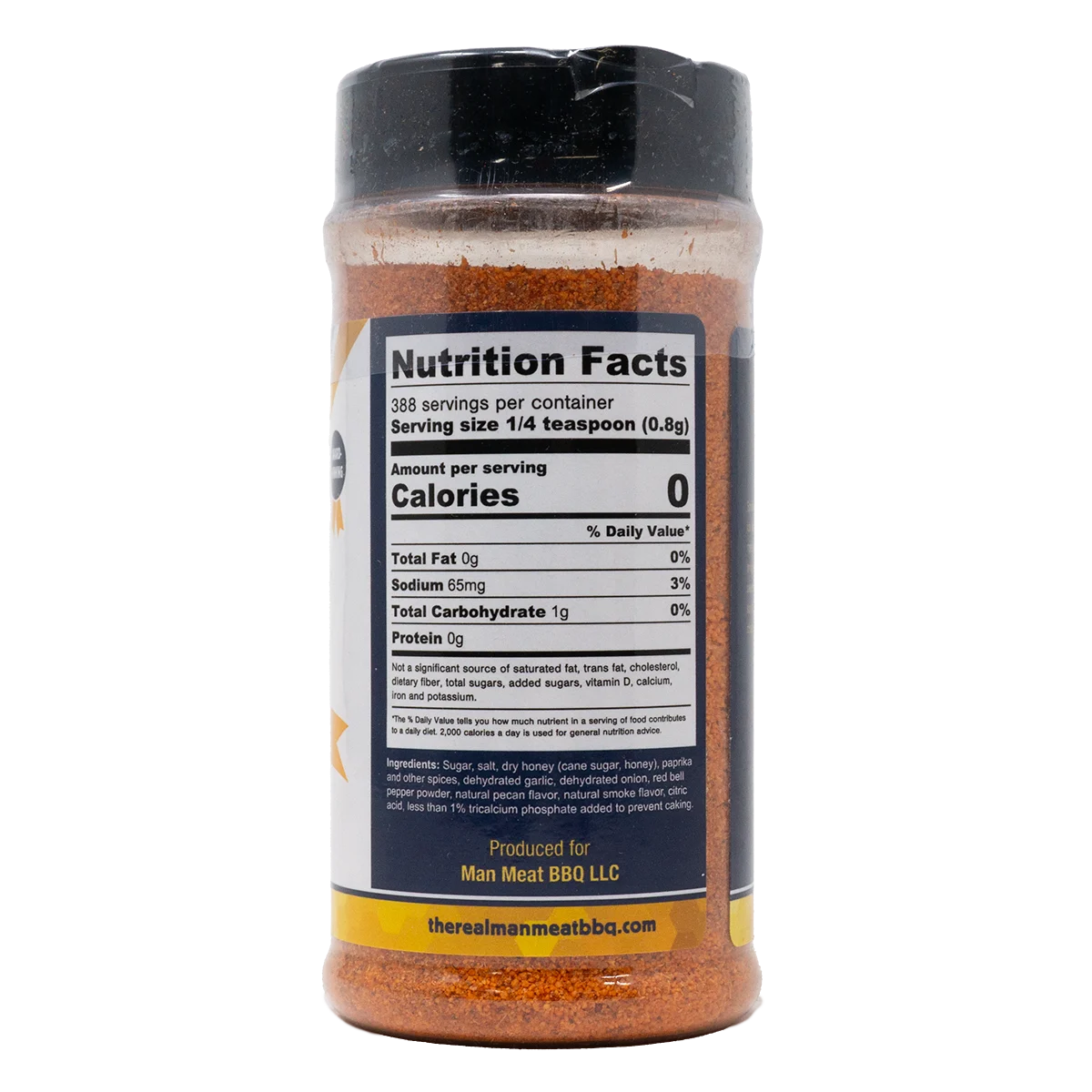The Real Southern Style Honey Pecan Rub by Man Meat BBQ (nutrition)