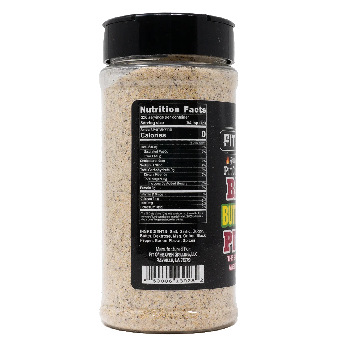 Bacon Butter Garlic PitGrit by Pit O' Heaven (nutrition)