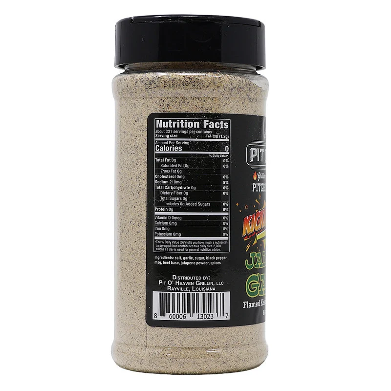 Jalapeno Garlic Kickin' PitGrit by Pit O' Heaven (nutrition)