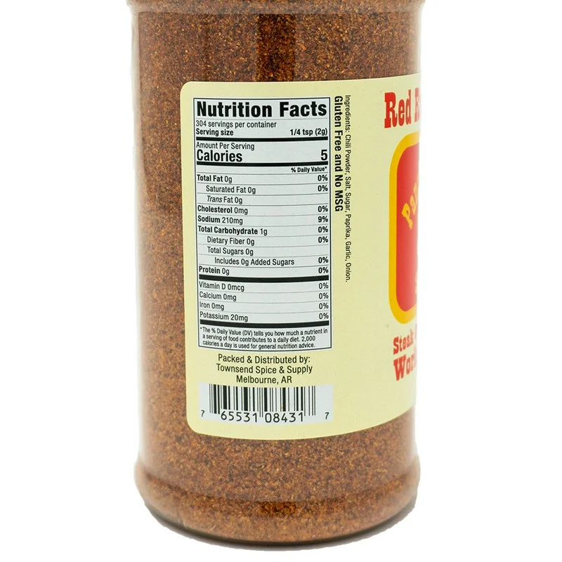 Red River Beef Rub by P&L Steaks (nutrition)
