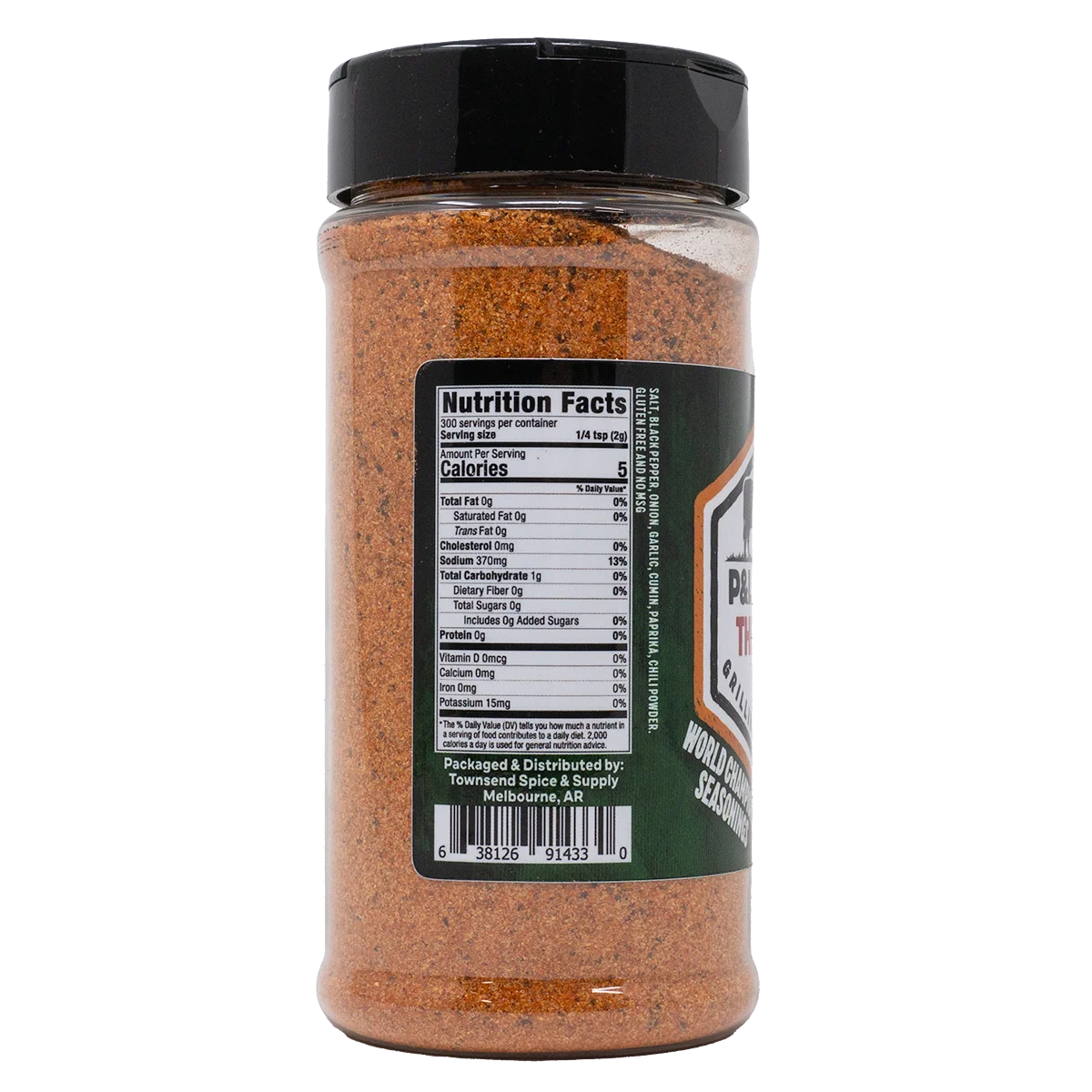 The Fajita Rub by P&L Steaks (nutrition)