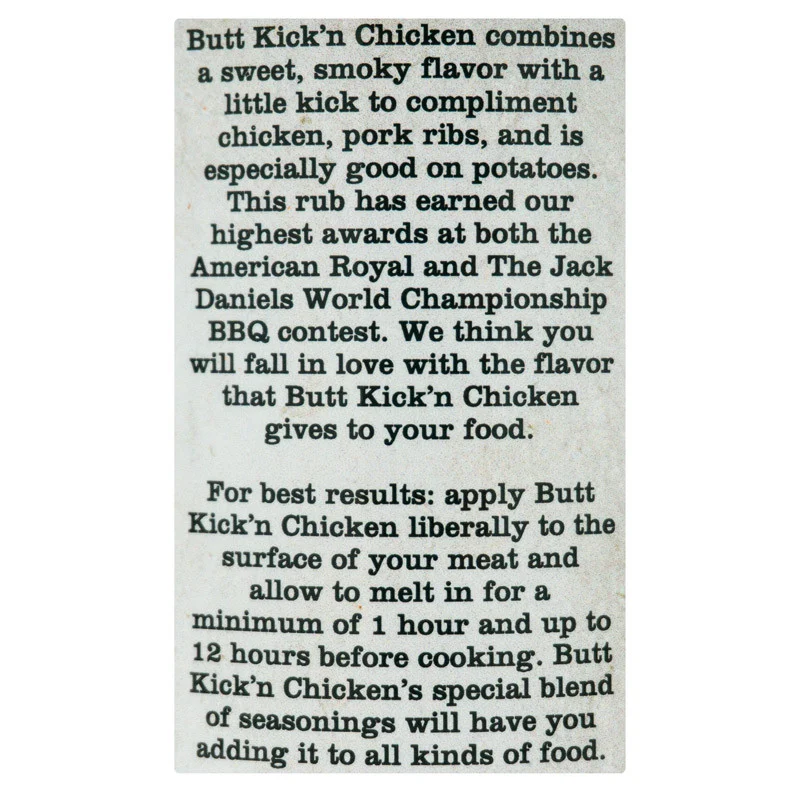 Butt Kick'n Chicken by R Butts R Smokin' (other)