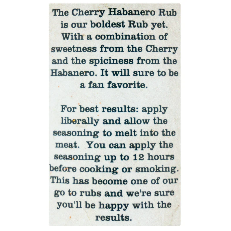 Cherry Habanero by R Butts R Smokin' (other)