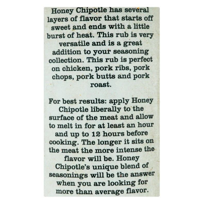 Honey Chipotle by R Butts R Smokin' (other)
