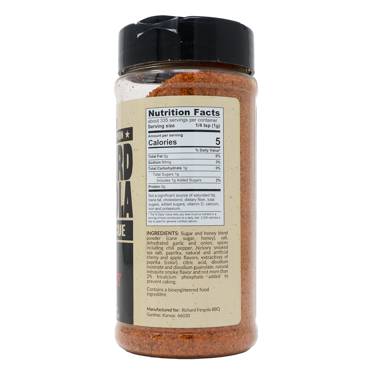 Apple Cherry Rub by Richard Fergola BBQ (nutrition)
