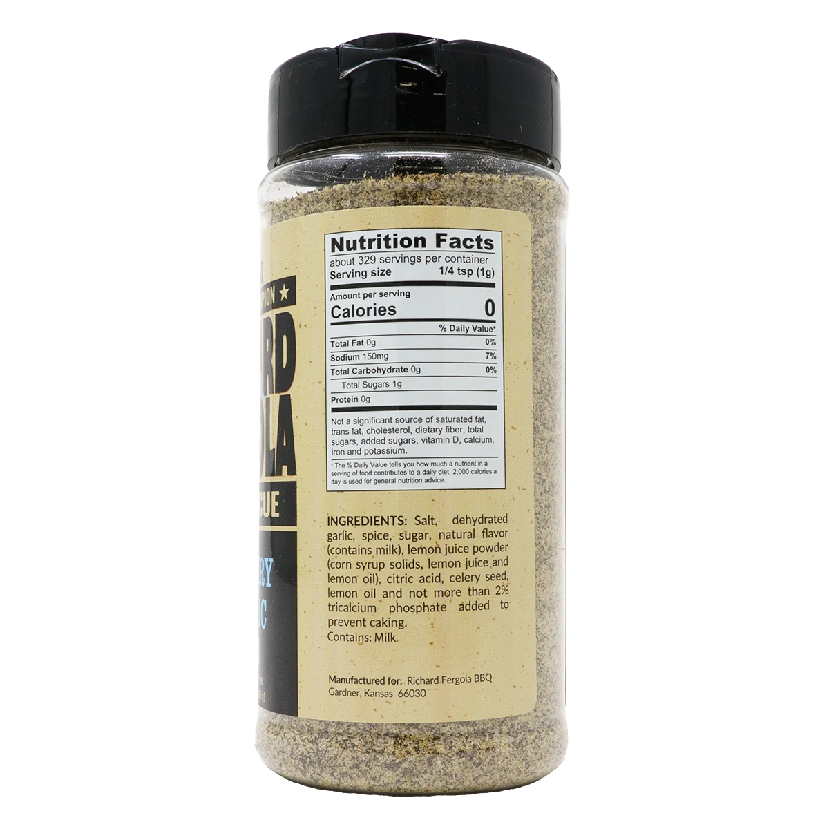Buttery Garlic Rub by Richard Fergola BBQ (nutrition)