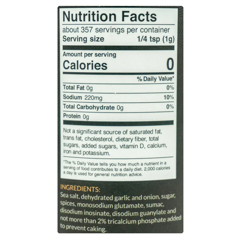 Blanco AP Rub by Rio Valley Meat (nutrition)