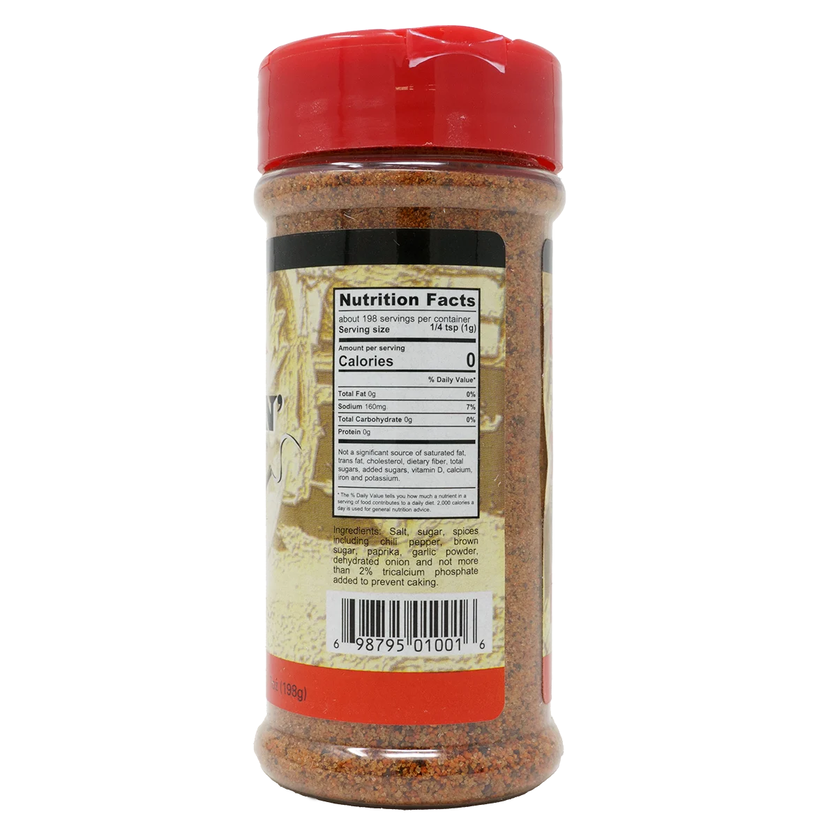 Hot Rub by Smokin' Guns BBQ (nutrition)
