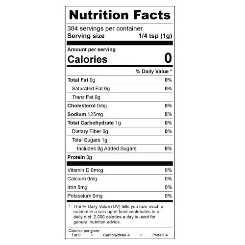 Honey BBQ Rub by SuckleBusters (nutrition)