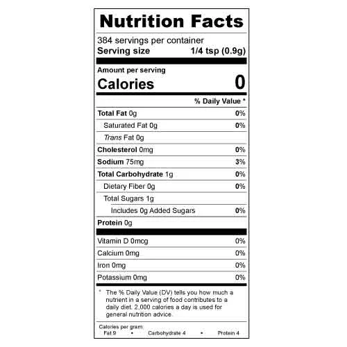 Texas Pecan BBQ Rub by SuckleBusters (nutrition)