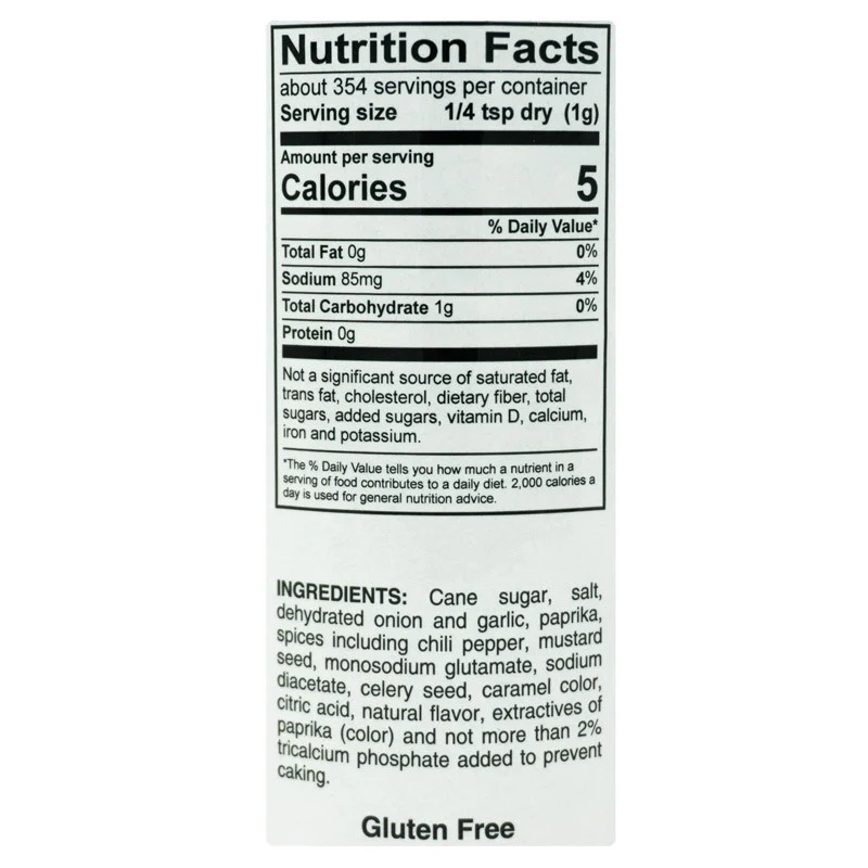 Sweet Rub O' Mine by Sweet Swine O' Mine (nutrition)