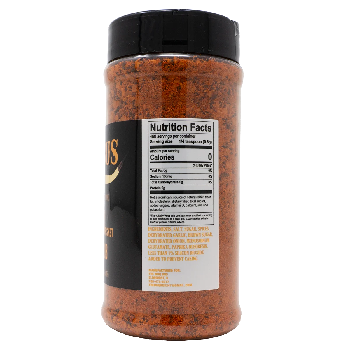 For The Brisket Beef Rub by The BBQ Bus (nutrition)