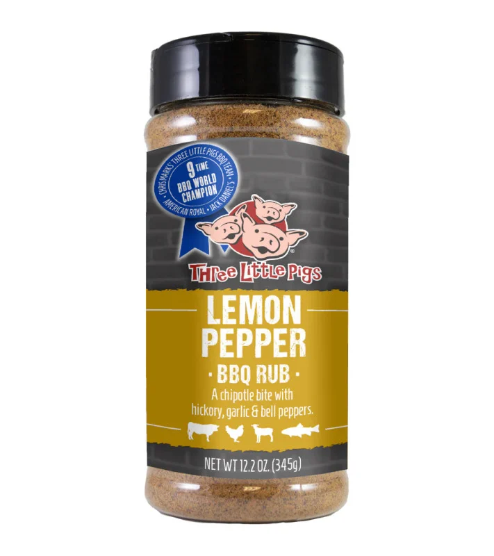 Lemon Pepper BBQ Rub by Three Little Pigs BBQ