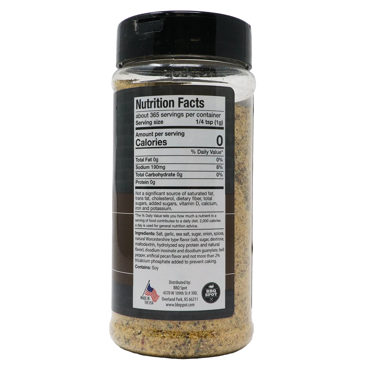 Pecan BBQ Rub by Three Little Pigs BBQ (nutrition)