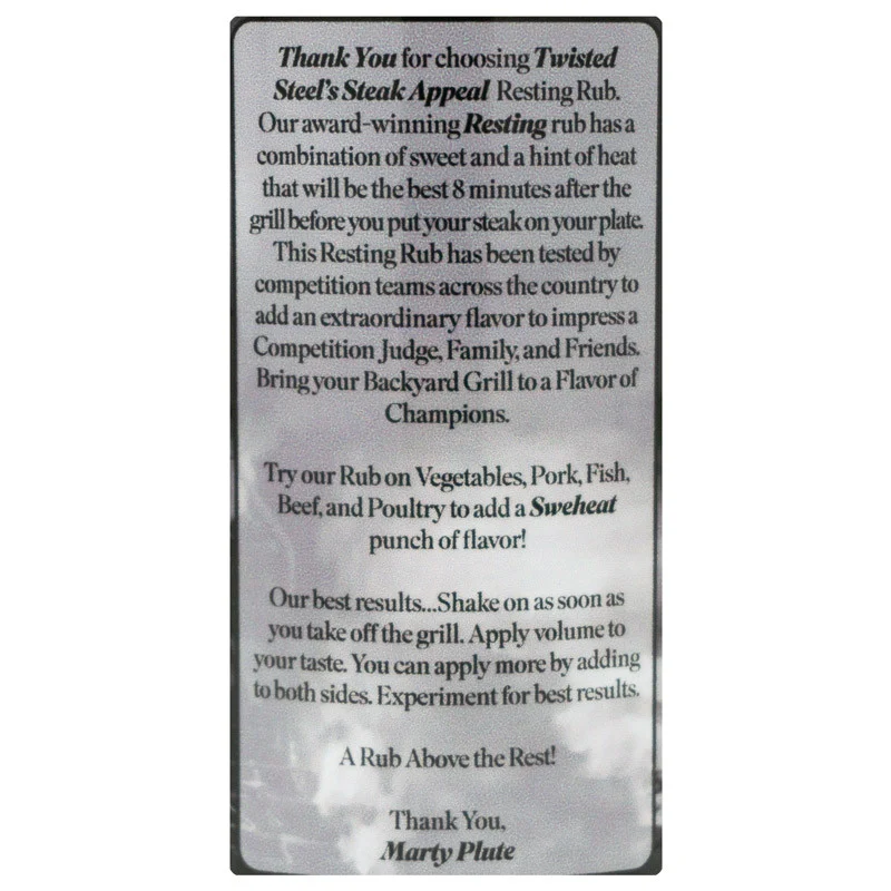Steak Appeal by Twisted Steel (other)