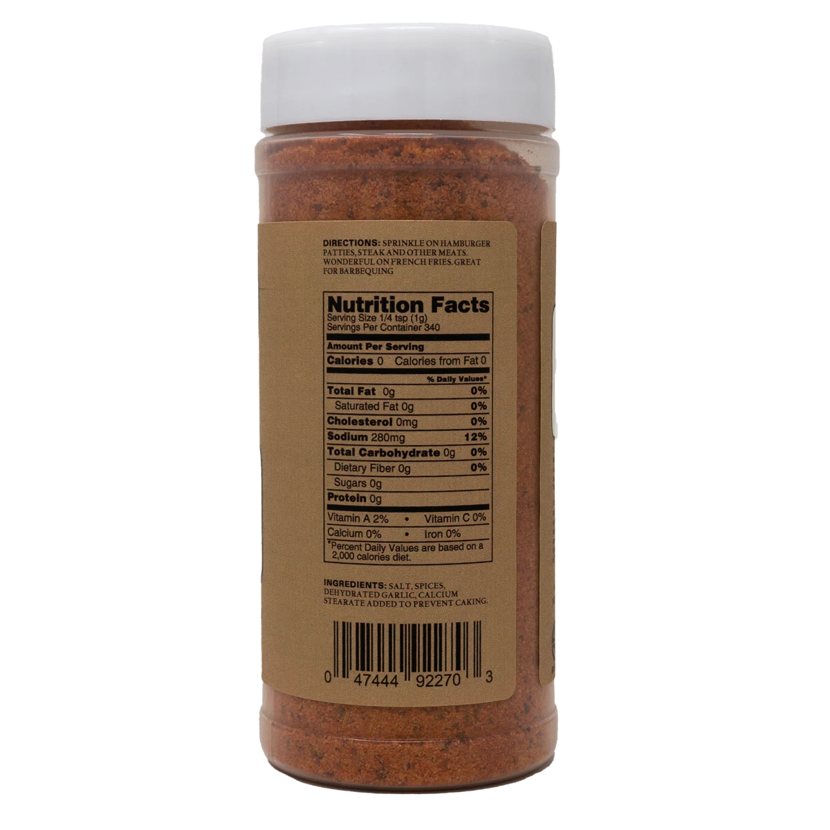 Hamburger Spice & More by William's Food Co. (nutrition)