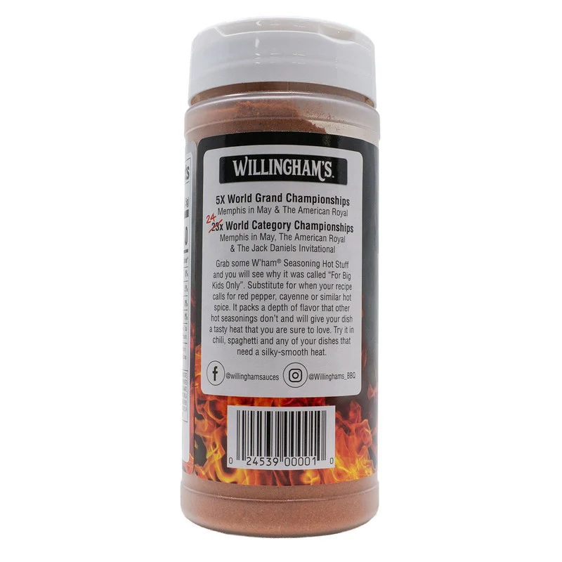 W'ham Seasoning - Hot Stuff by Willingham's (other)