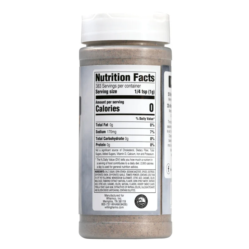 W'ham Seasoning - Original Mild by Willingham's (nutrition)